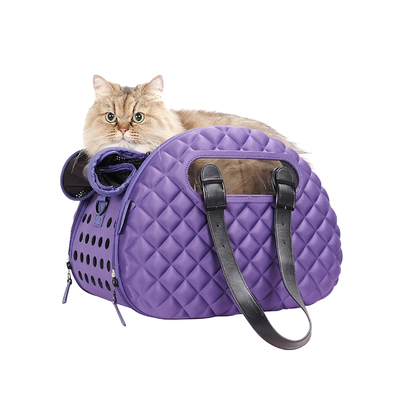 Ibiyaya  -      6   Diamond Deluxe Pet Carrier  Dark Purple (,  3)