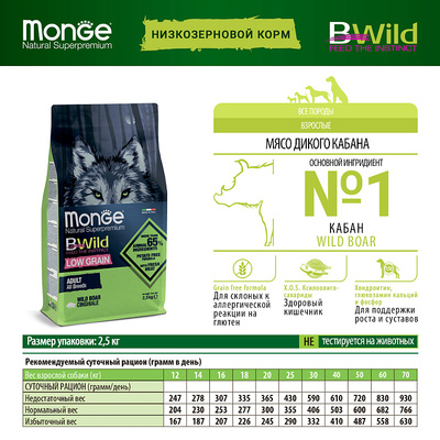 Monge Dog BWild LOW GRAIN            (,  7)