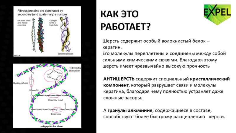 Expel средство для устранения засоров