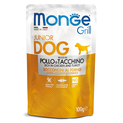 Monge Dog Grill PUPPY&JUNIOR Pouch       100 ()